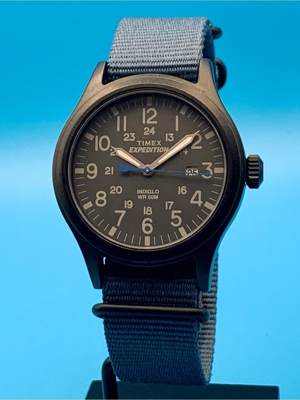 TIMEX EXPEDITION SCOUT Men’s 2021 Field Wristwatch Nylon Band Indiglo Date Works